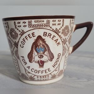 Vintage Coffee Hound Coffee Cup Mug